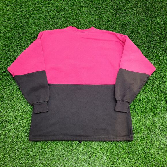 Vintage 90s Blank Sweatshirt Womens Small 21x26 Black Pink - Picture 2 of 14